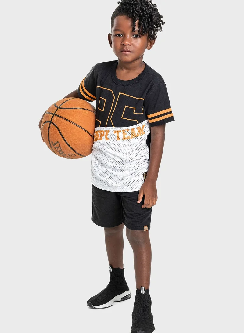 Quimby Kids Color Block T-Shirt