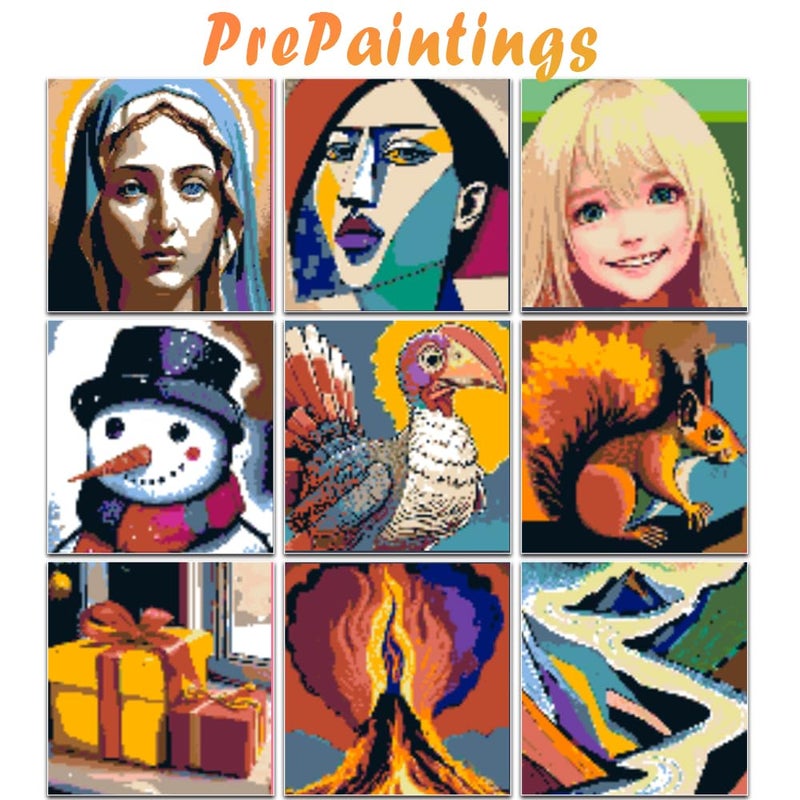 Amalia Custom Diamond Painting Kits for Adults and Teenagers,Upload Images of Your own Choosing!Round Diamonds for Home Wall Decor(15x19 inch) - Image 3