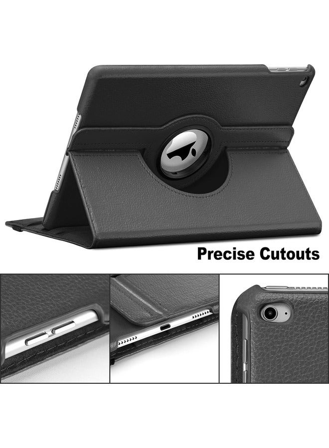 ELTRAZONE "Black 360-Degree Rotating iPad Case with Auto Sleep/Wake – Fits iPad 9.7” (2018/2017), iPad Air 2 & iPad Air – Multi-Angle Stand and Protective Cover" - Image 3