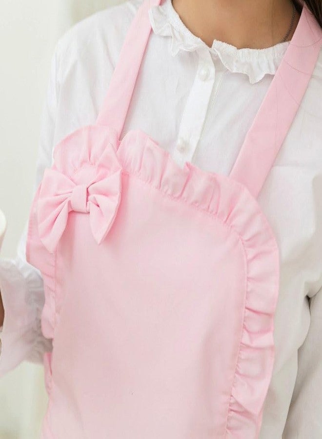 Ximimark 1pc Stylish Bowknot And Roll Hem Men's Apron With Back Strap, Home Kitchen, Cooking, Baking - Image 3