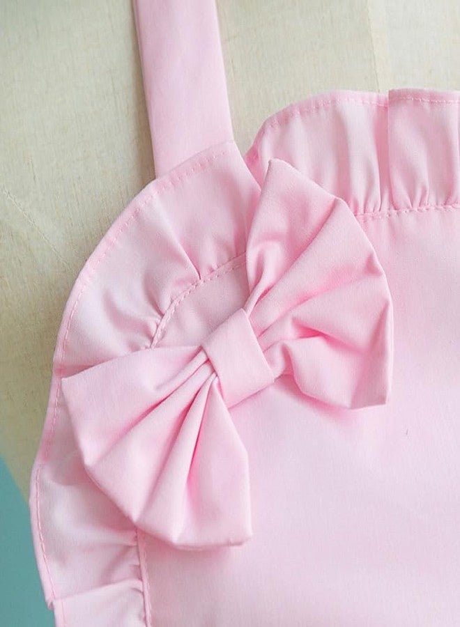Ximimark 1pc Stylish Bowknot And Roll Hem Men's Apron With Back Strap, Home Kitchen, Cooking, Baking - Image 4