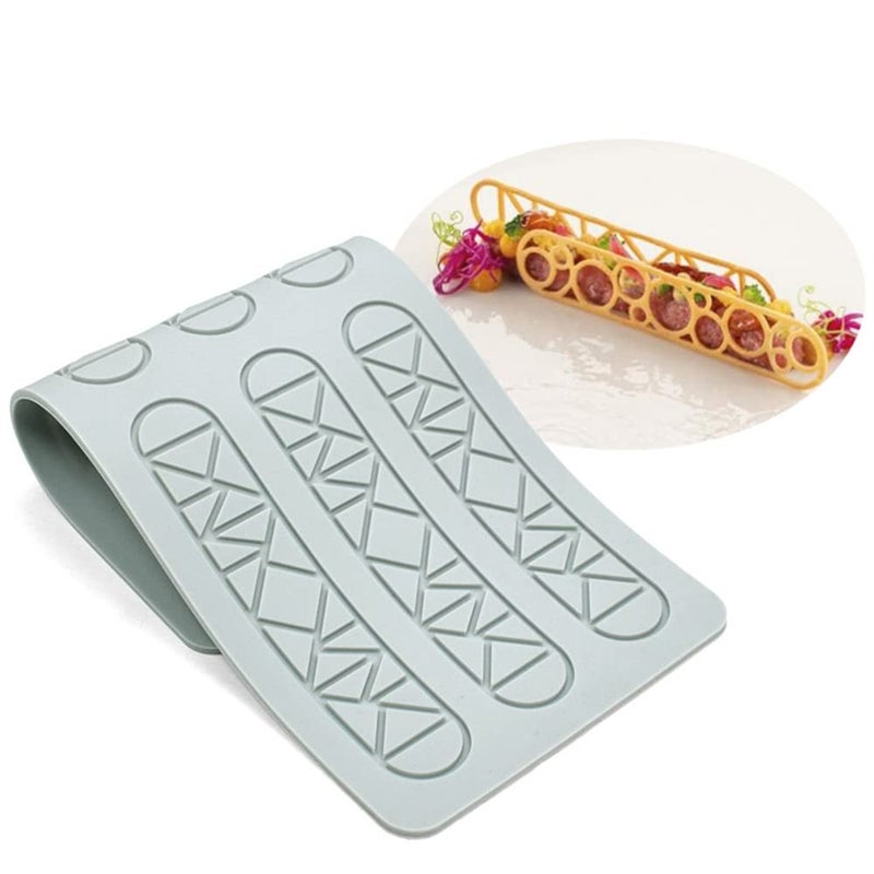 Chocolate Silicone Molds 3D Hollow Feather Leaf Fondant Mold Geometric Shaped Candy Mold Cupcake Cake Topper Sugar Craft Cake Decoration B_1164 468 012inch