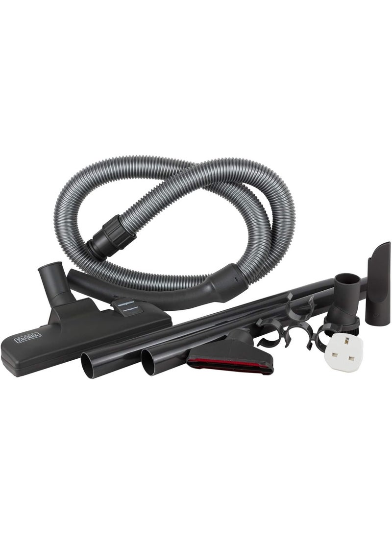 BLACK&DECKER Multi-Cyclonic Bagless Corded Canister Vacuum Cleaner with 6 Stage Filtration, 1400 W Max Power, 20 kPa Suction Power, Red/Black, 2.5 L - Image 3