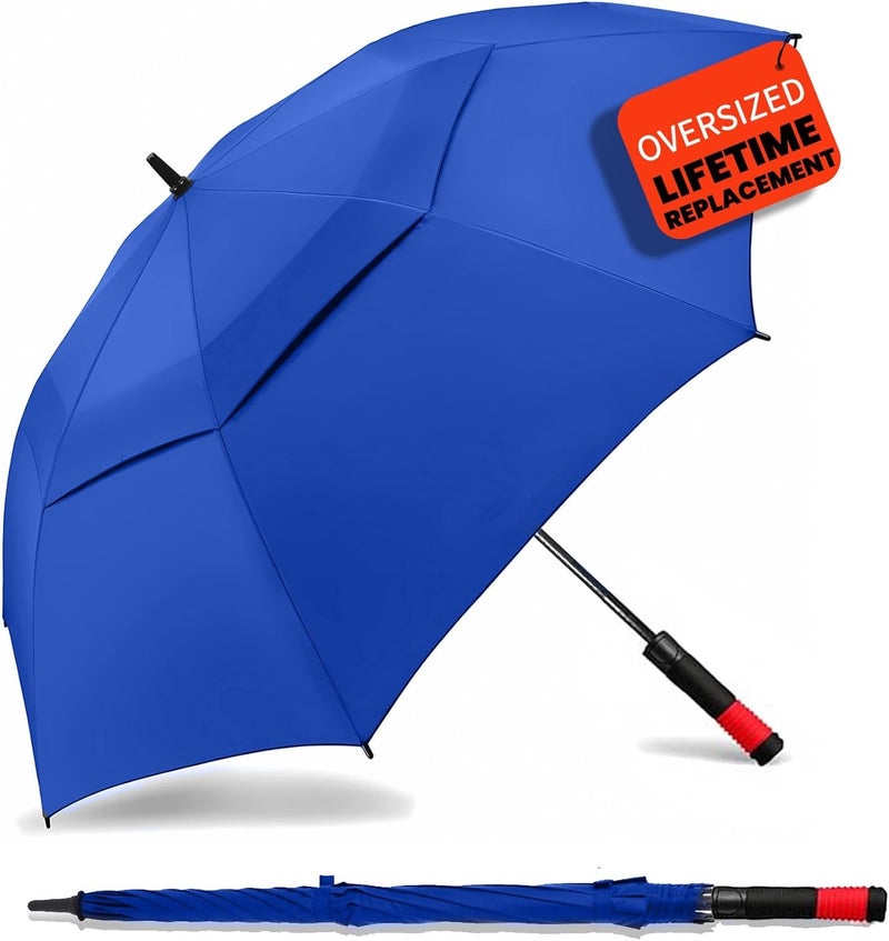 SIEPASA Golf Umbrella Large 62/68/72 Inch Automatic Open Golf Umbrella Extra Large Oversize Double Canopy Vented Umbrella Windproof Waterproof for Men and Women. - Image 1