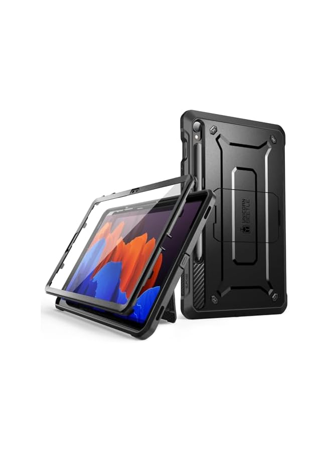 SUPCASE Unicorn Beetle Pro Series Case Designed For Galaxy Tab S9 FE Case (2023 Release), Full-Body Rugged Protective Case with Built-in Screen Protector - Black - Image 1