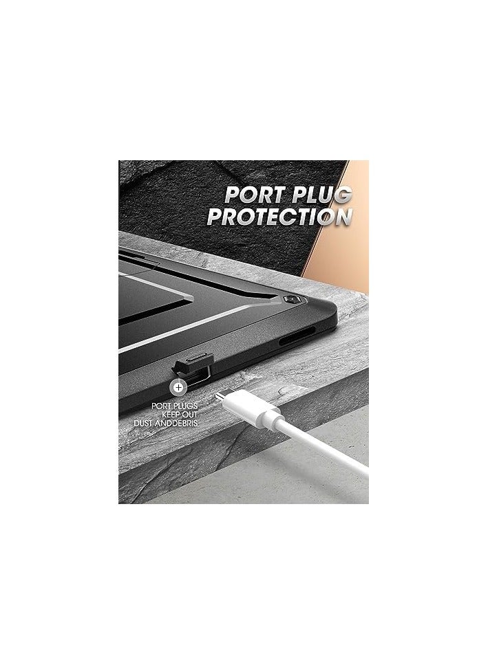 SUPCASE Unicorn Beetle Pro Series Case Designed For Galaxy Tab S9 FE Case (2023 Release), Full-Body Rugged Protective Case with Built-in Screen Protector - Black - Image 4