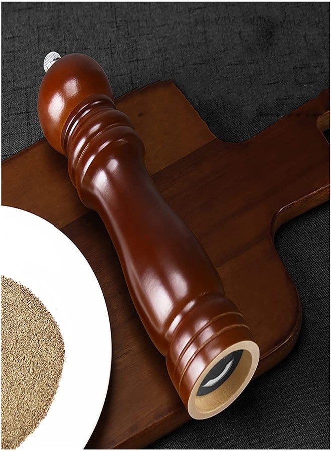 CELLEBII® Traditional Wooden Salt & Pepper Grinder, Mixer, Mill, Manual Shaker, Spice Storage Ceramic Crusher, Mill with Adjustable Coarseness Setting - Image 1