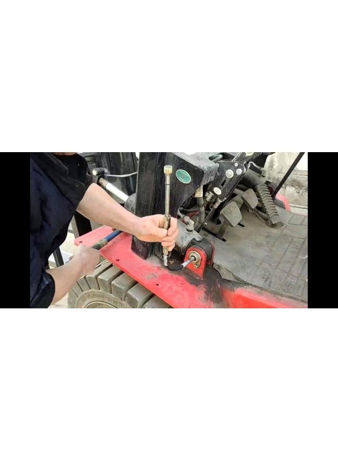 OKYOUK Zerk Cleanning Tool Grease Joint Cleaning Kit, Professional Model for Flushing Out Hardened Grease from Shafts, Bushings, Joints and More - Image 2
