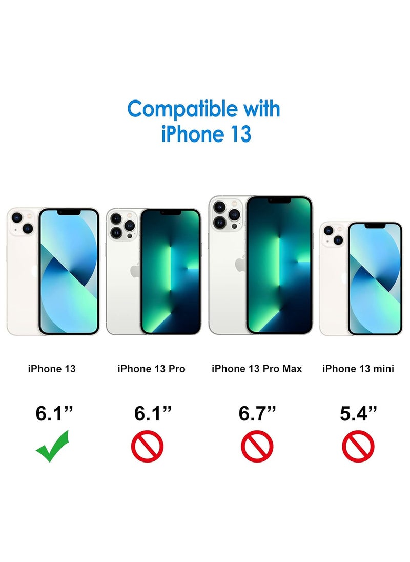 High Quality iPhone 13 Screen Protector, Camera Lens Protector and Case Cover 4 in 1 Package