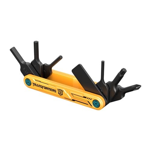 SMALLRIG Camera Tool, Foldable Tool Set with Screwdrivers and Wrenches, Camera Tool Kit Including Allen Wrenches, Slotted Screwdriver, Cross-Head Screwdriver, Torx T25 Driver, BumbleBee Edition - Image 1