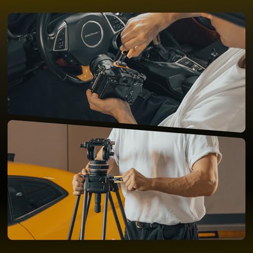 SMALLRIG Camera Tool, Foldable Tool Set with Screwdrivers and Wrenches, Camera Tool Kit Including Allen Wrenches, Slotted Screwdriver, Cross-Head Screwdriver, Torx T25 Driver, BumbleBee Edition - Image 5