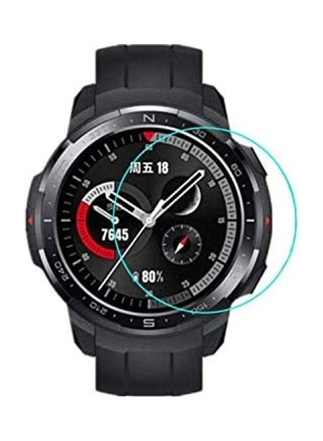 NIBEMINENT 3-Piece Tempered Glass Screen Protector For Huawei Honor Watch GS Pro 1.39inch clear  - Image 1