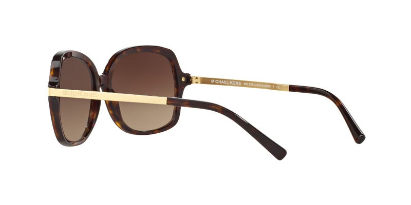 Michael Kors MK2024 Adrianna II Sunglasses, Dark Tortoise/Brown Gradient, 57 mm - Image 5