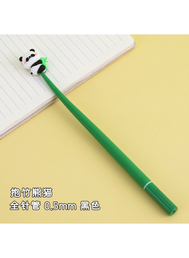 HELPS Cartoon Giant Panda Soft Glue Gel Pen Student Creative High Color Value Rocking Music Signature Pen Cute Learning Stationery - Image 1
