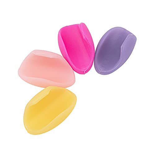 Yootones 4Pcs Yootones Flute Thumb Rest Cushion Soft Silicone Finger Cover Compatible with Flute Wind Instrument - Image 2