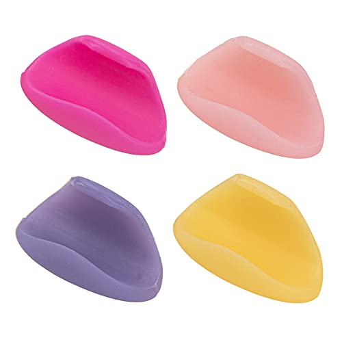 Yootones 4Pcs Yootones Flute Thumb Rest Cushion Soft Silicone Finger Cover Compatible with Flute Wind Instrument - Image 1