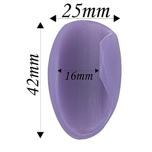Yootones 4Pcs Yootones Flute Thumb Rest Cushion Soft Silicone Finger Cover Compatible with Flute Wind Instrument - Image 5