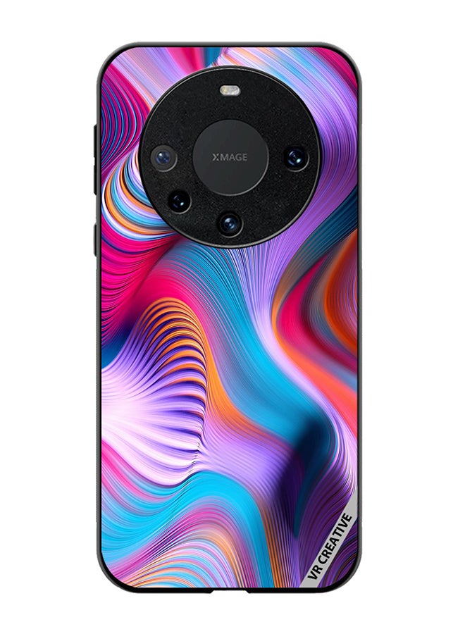 VR CREATIVE Protective Case Cover For Huawei Mate 60 Pro Modern Abstract Design Multicolour - Image 1
