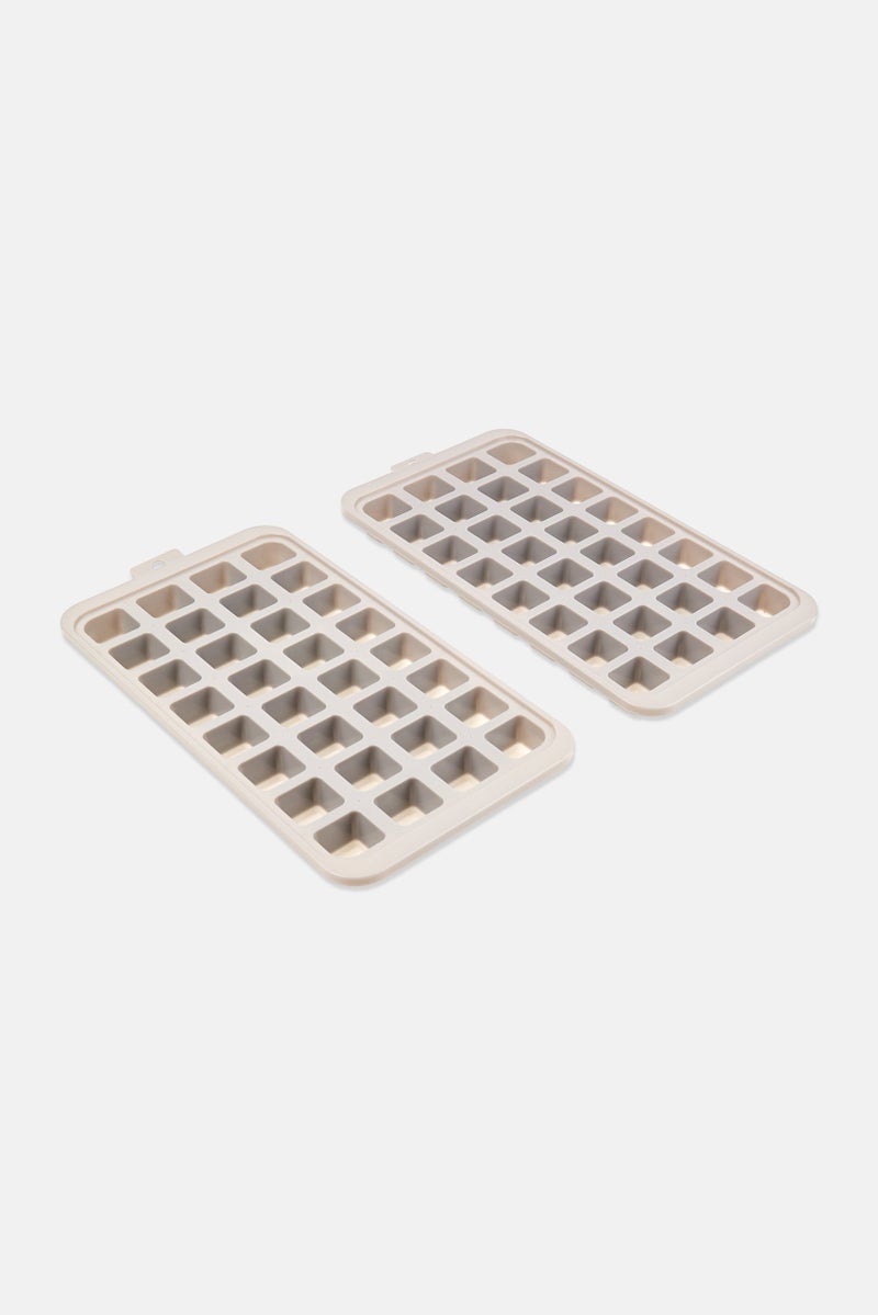 COOK WITH COLOR 2 Piece Ice Cube Trays, Grey - Image 1