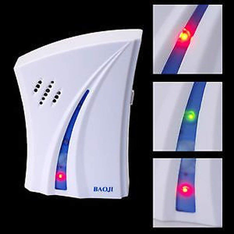 Eis Mdv Cordless Calling Remote Door Bell For Home, Office, Warehouse And Factories | Door Bell Chime LED Flash Cordless |Pack Of 1, White - Image 3