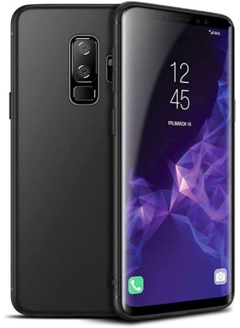 Protective Cover For Samsung Galaxy S9 Plus , Slim Fit Soft Back TPU Case Flexible Silicone Cover Compatible For Samsung Galaxy S9 Plus - Black