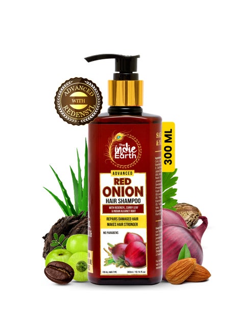 The Indie Earth Advanced Red Onion Shampoo 300ml/10 Fl.Oz