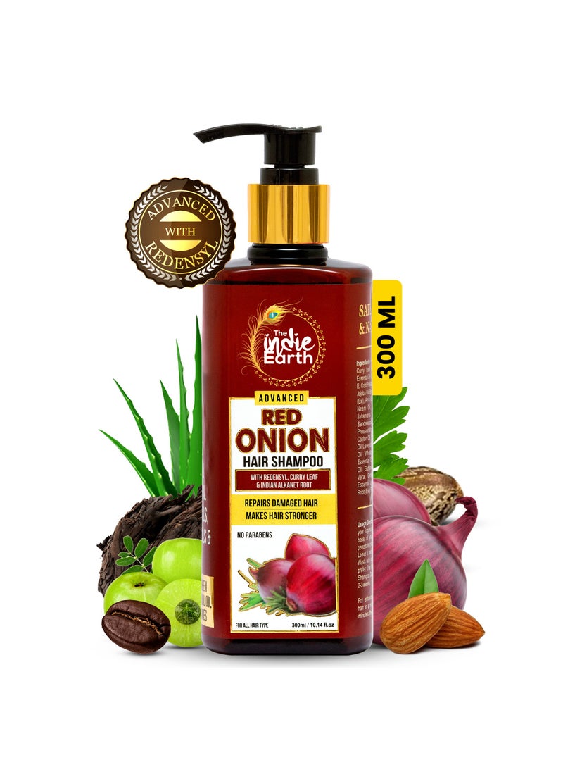 The Indie Earth The Indie Earth Advanced Red Onion Shampoo 300ml/10 Fl.Oz 