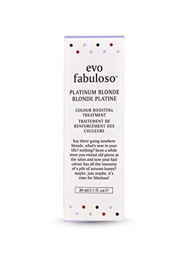EVO Fabuloso Platinum Blonde Color Intensifying Conditioner, 1.1 Fl Oz Travel Size  - Image 3