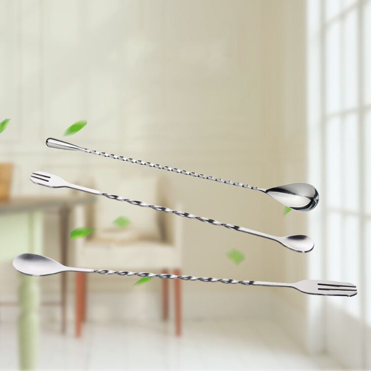 general 304 Stainless Steel Bar Spoon for Cocktails and Drinks, Long Twist Handle Mixing Spoon - Image 5