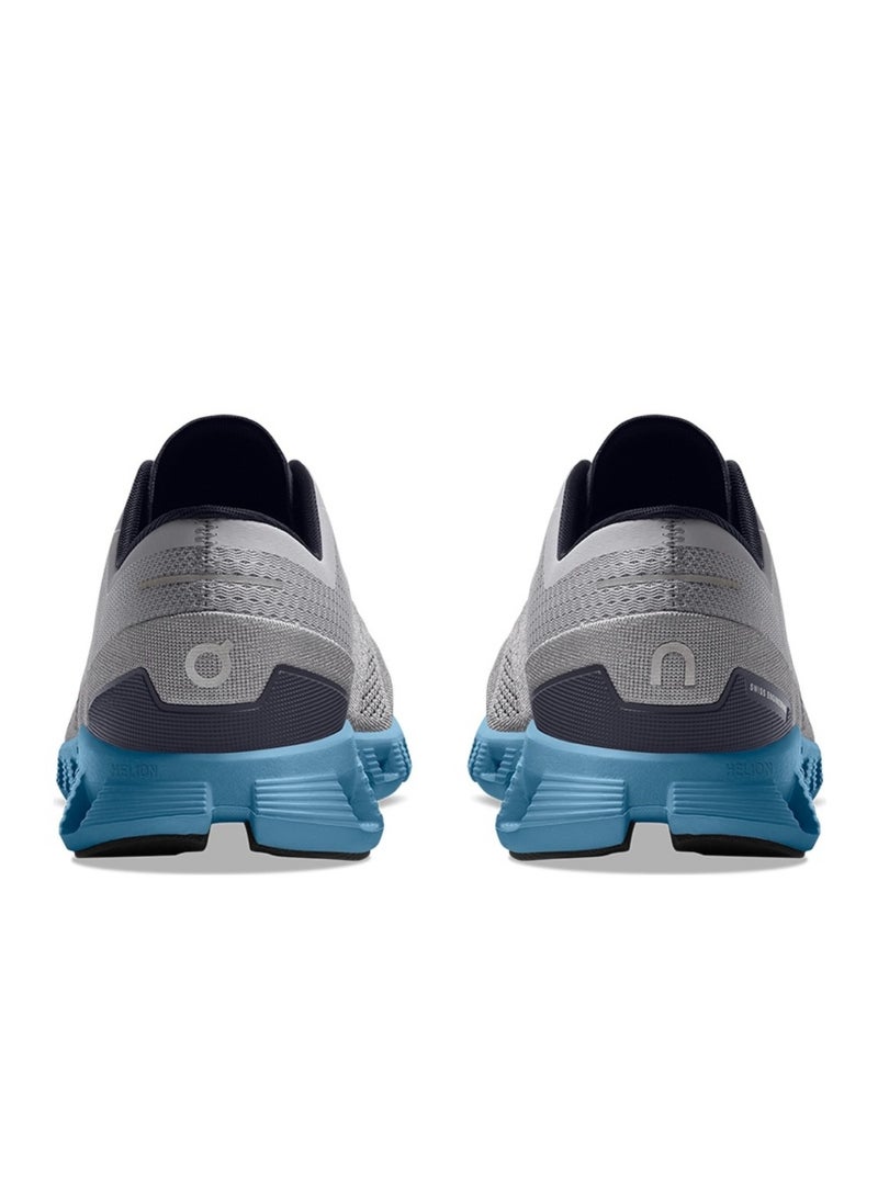 أون أعلى X1 أحذية رياضية عارضة الرمادي الأزرق - Image 5