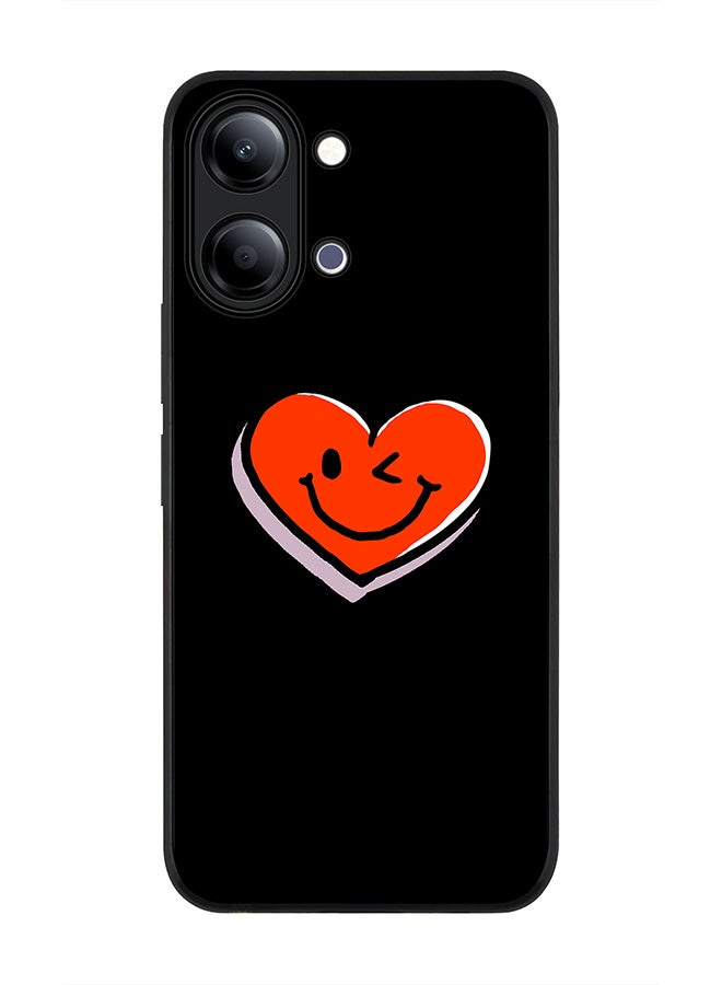 Stylizedd For vivo Y05 4G / Y6t 5G Case,Slim fit Camera Protection, Shockproof Thin Phone cover  - Winking Heart - Image 1