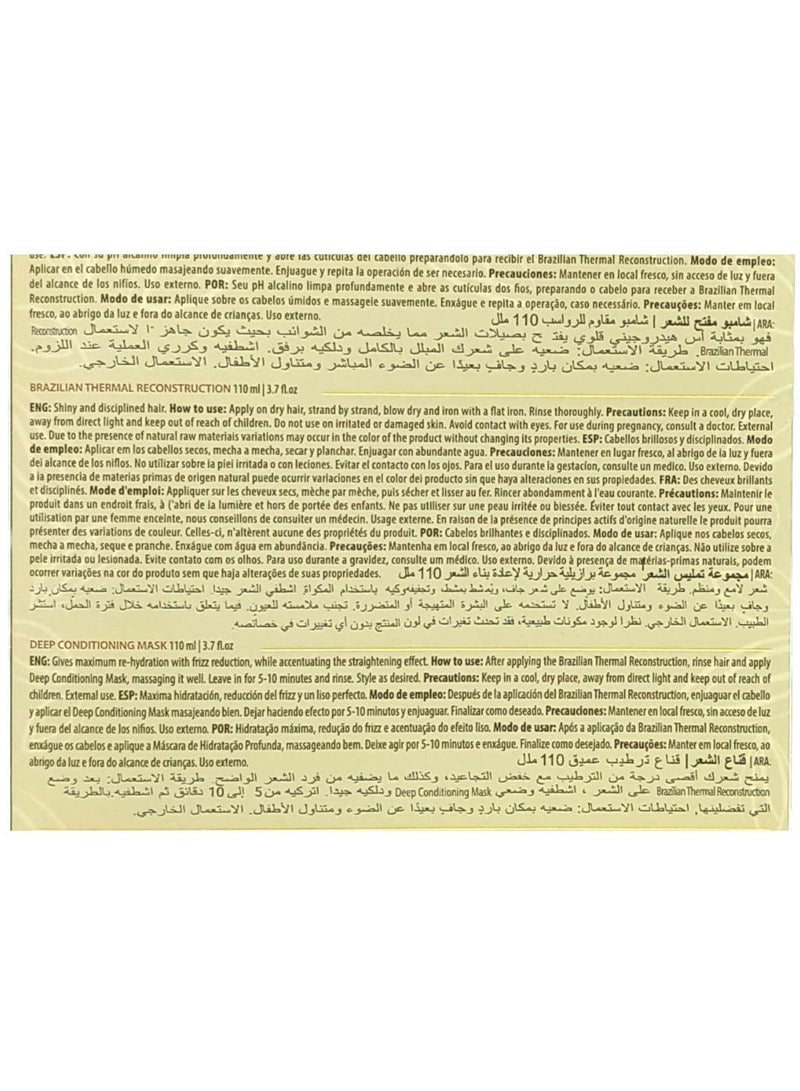 برازيل كاكاو كرياتين برازيلي لاعادة بناء الشعر3×1 - Image 2