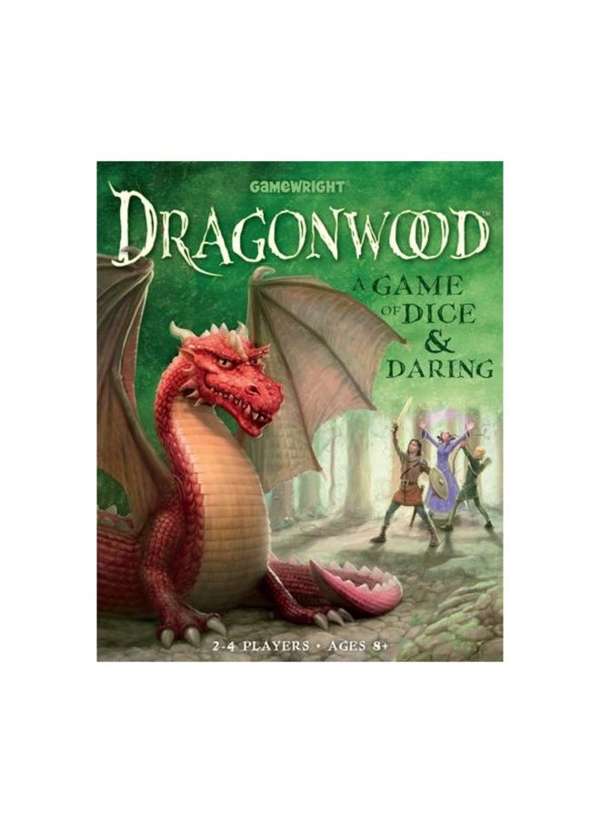 Gamewright - Dragonwood A Game Of Dice & Daring Board Game Multi-Colored, 5" - Image 1