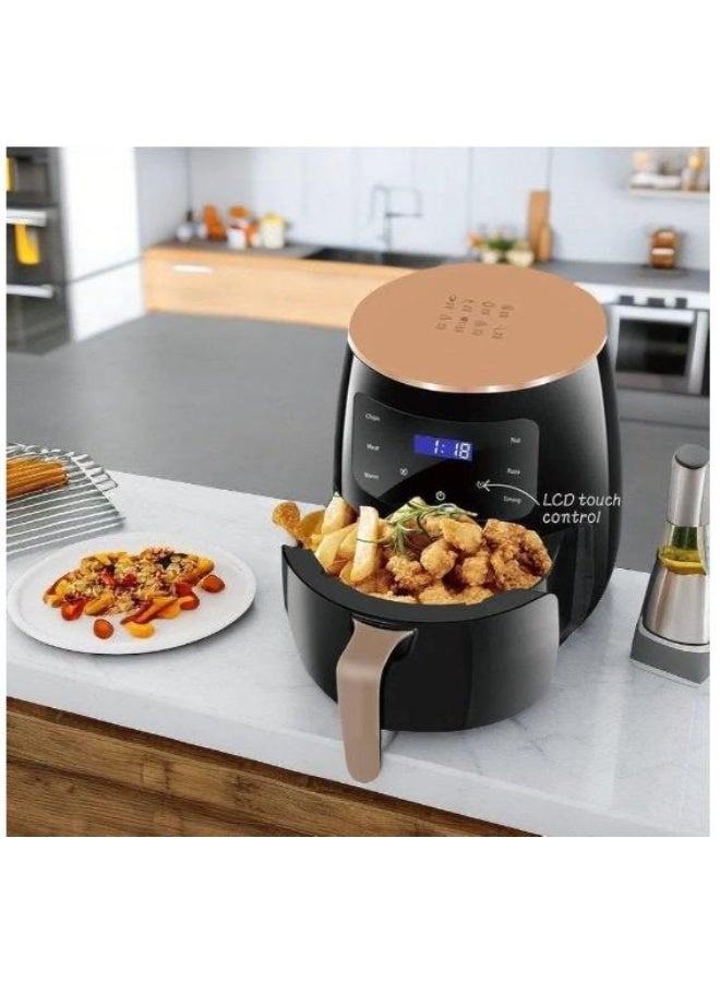 Silver Crest 6L 2400W Digital Oil-Free Air Fryer with LCD Touchscreen and Large Capacity - Image 2