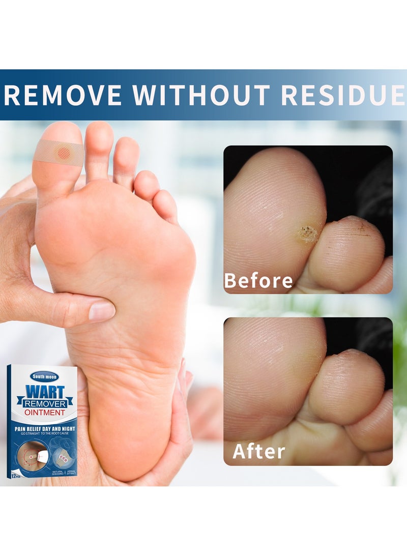 SOUTH MOON 12 Pcs Wart Remover Ointment Patches  - Image 4