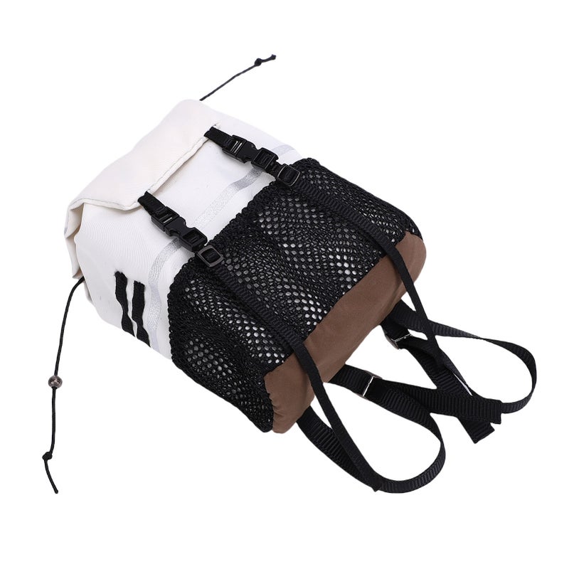 RC Simulation Backpack Fit for SCX10 1/8 1/10 RC Crawler Car Oxford Cloth RC Simulation Luggage Bag Decoration White - Image 5