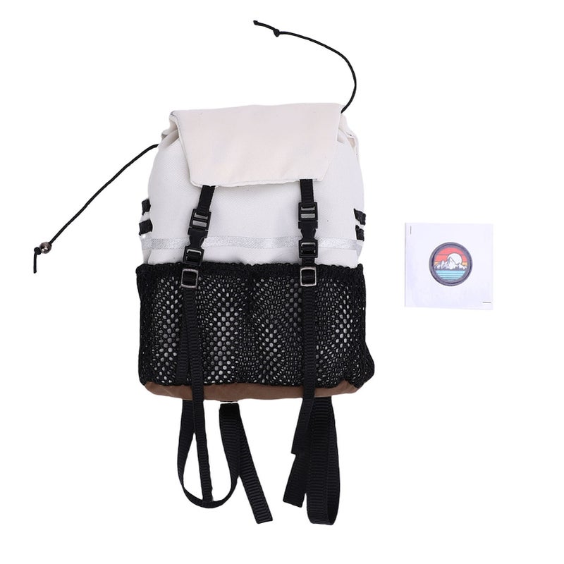 RC Simulation Backpack Fit for SCX10 1/8 1/10 RC Crawler Car Oxford Cloth RC Simulation Luggage Bag Decoration White - Image 1