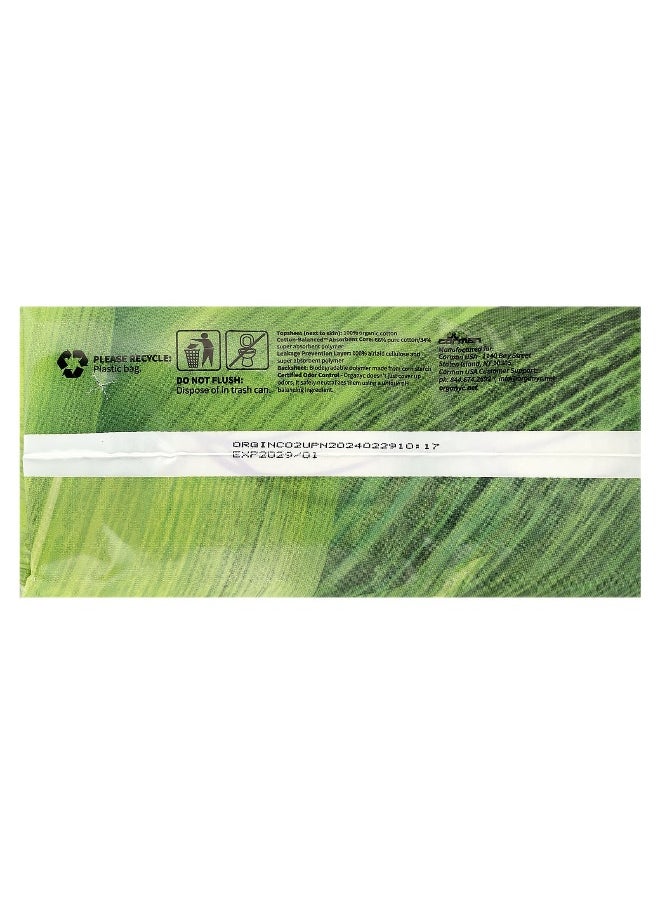 ORGANYC Organyc, Bladder Control Pads, Moderate, 20 Pads  - Image 2