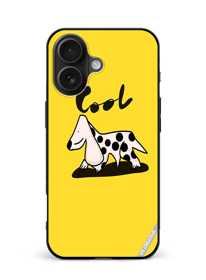 VR CREATIVE Protective Case Cover For Apple iPhone 16 Plus Cool Dog Design Multicolour
