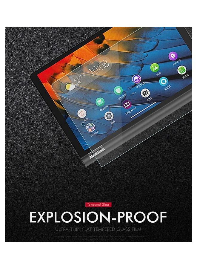 NIBEMINENT 9H Hardness Tempered Glass Anti-Scratch Bubble-Free Screen Protector for Lenovo Yoga Smart Tab 10.1/ YT-X705 5 YT-X705F Transparent  - Image 3