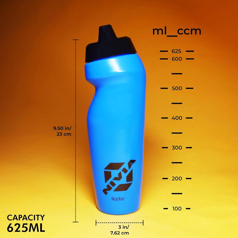 Nivia Radar Sports Bottle 600ml - Royal Blue - Image 5