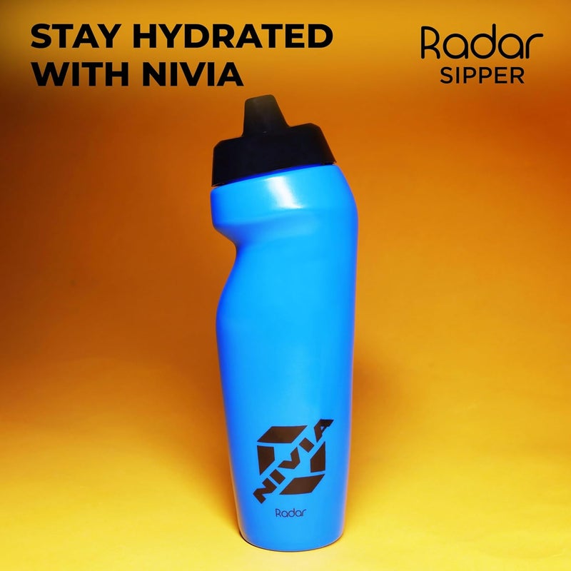 Nivia Radar Sports Bottle 600ml - Royal Blue - Image 4
