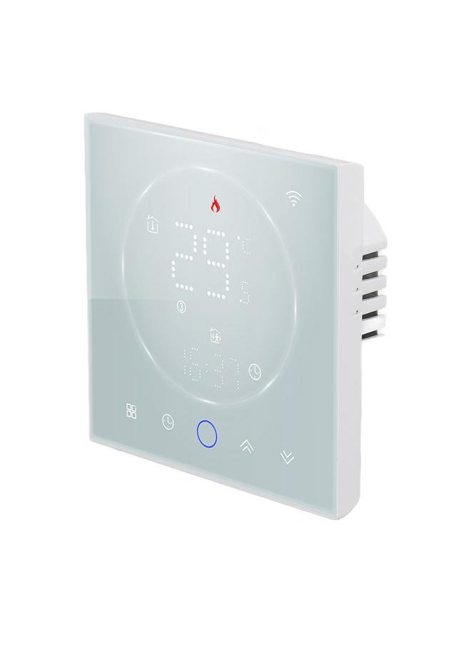Thoraya Smart Home Thermostat Programmable WiFi Thermostat with Touchscreen Color Display for Boiler Heating AC95‑240V White  - Image 4