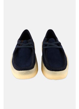 clarks Women Standard Wallabee Cup Lace Up Shoes, Navy  - Image 4