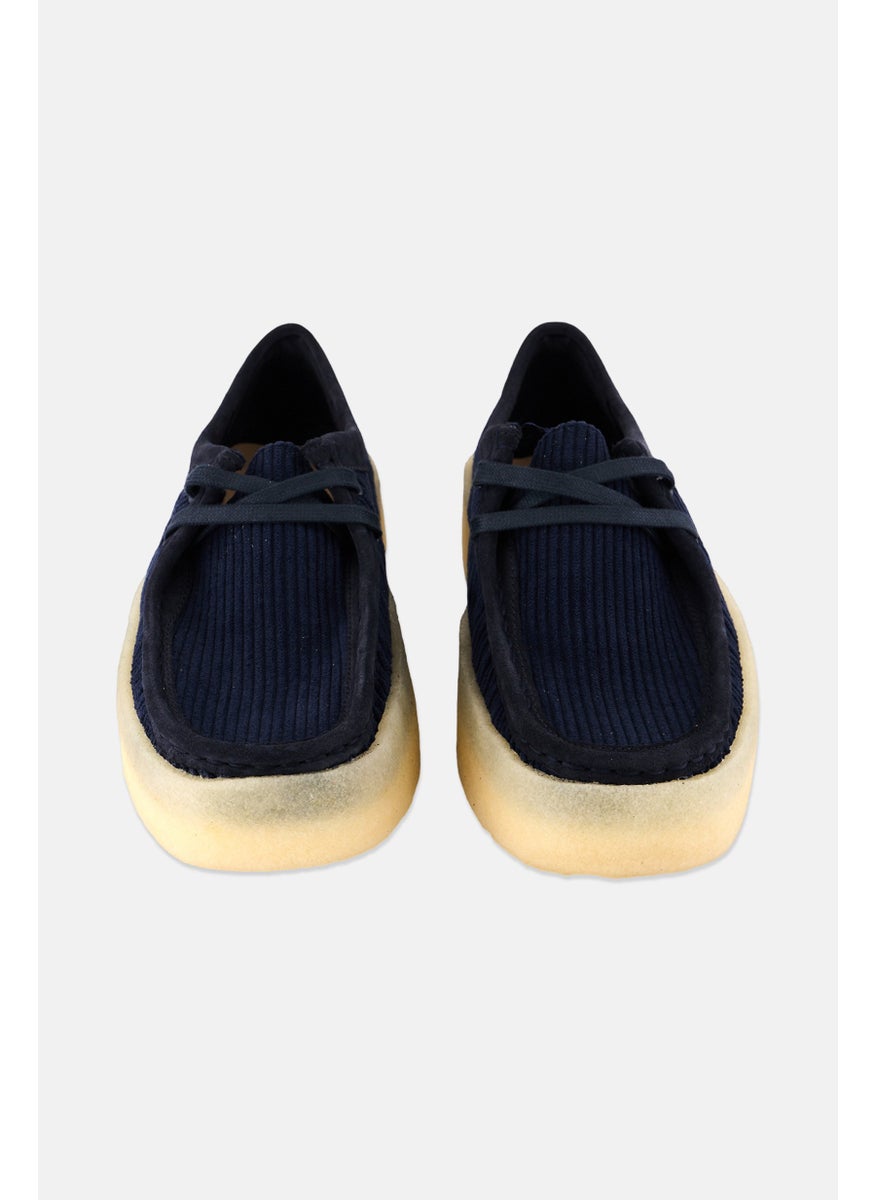 clarks Women Standard Wallabee Cup Lace Up Shoes, Navy  - Image 4