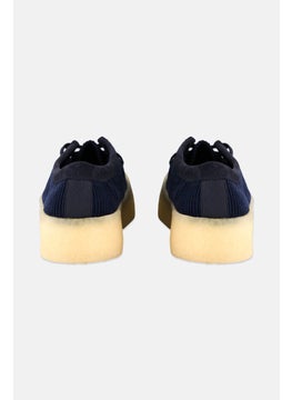 clarks Women Standard Wallabee Cup Lace Up Shoes, Navy  - Image 2