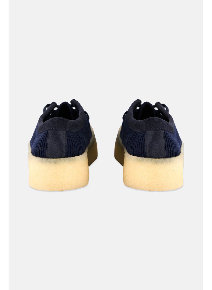 clarks Women Standard Wallabee Cup Lace Up Shoes, Navy  - Image 2