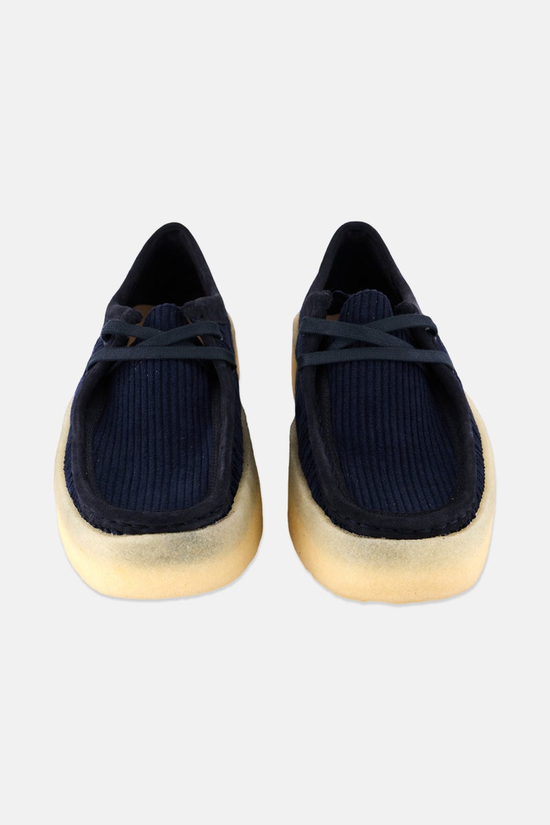 clarks Women Standard Wallabee Cup Lace Up Shoes, Navy  - Image 4