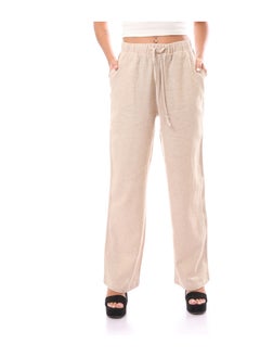 Linen Cotton Pants With Elastic Waist -Beige - pzsku/ZADE5AB41694FFB9B8B23Z/45/_/1702466252/307cf3e9-f996-4dc1-80b7-4962a49614ba