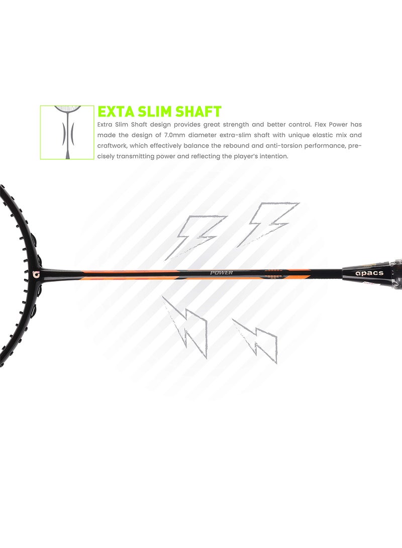 Apacs Dual Power & Speed Unstrung Badminton Racquet – High Tension, Ultra-Optimized Design with Full Cover  - Image 4